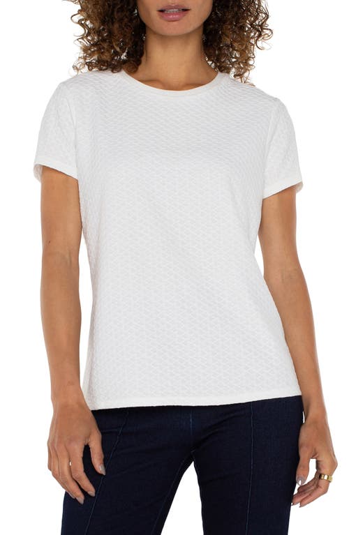 Liverpool Los Angeles Jacquard T-Shirt White at Nordstrom,