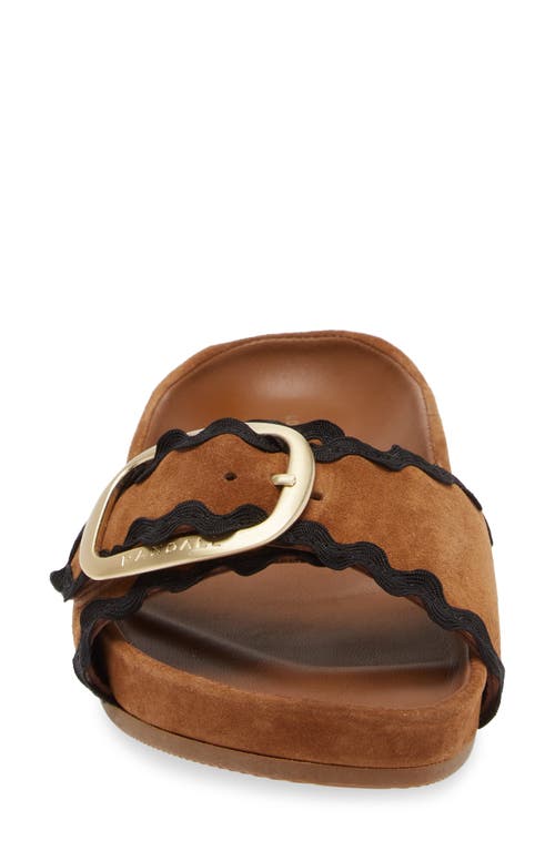 Shop Loeffler Randall Iris Slide Sandal In Cacao/black