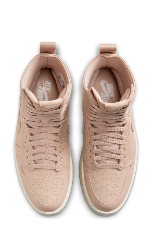 Jordan Air  1 Brooklyn Platform Sneaker In Legend Medium Brown/ore Wood