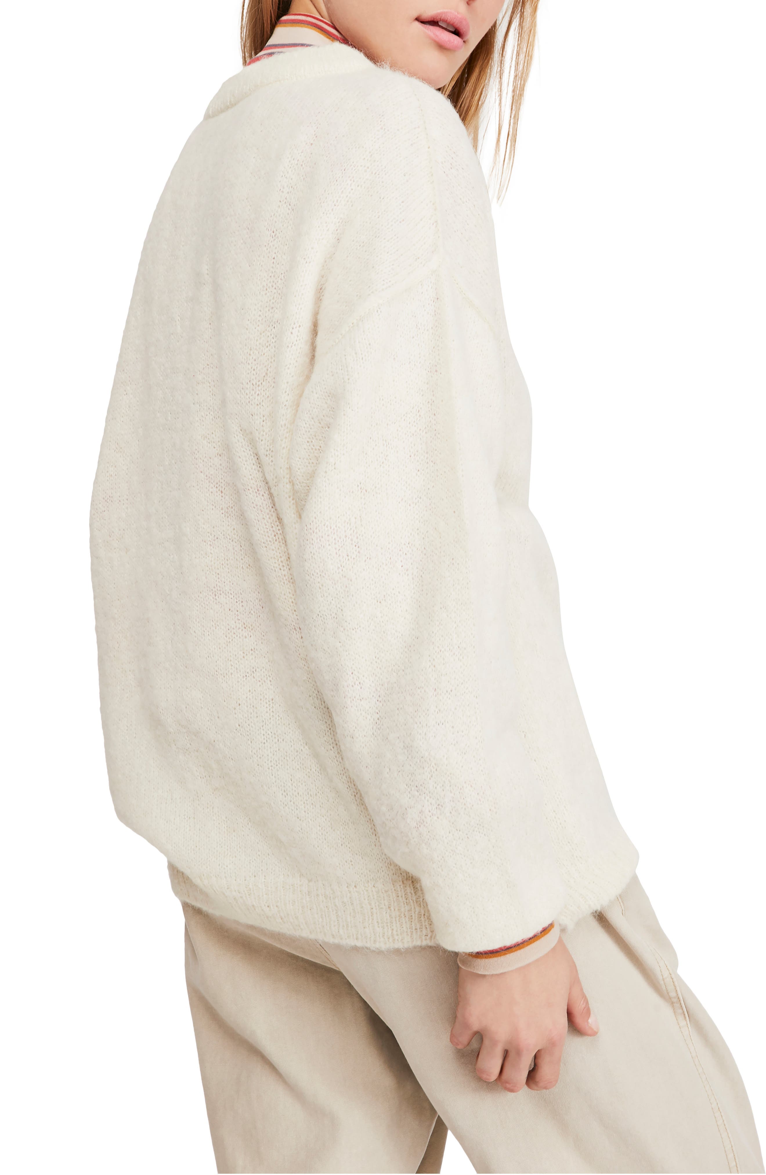 free people angelic crew neck pullover