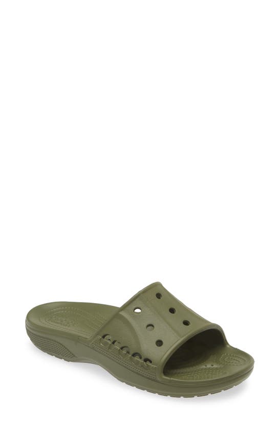 Crocs Baya Ii Slide Sandal In Army Green