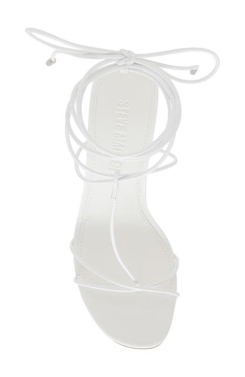 Shop Steve Madden Temptation Strappy Sandal In White