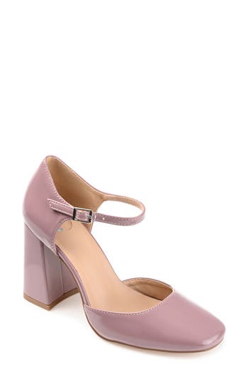 Shop Journee Collection Hesster Mary Jane Pump In Purple