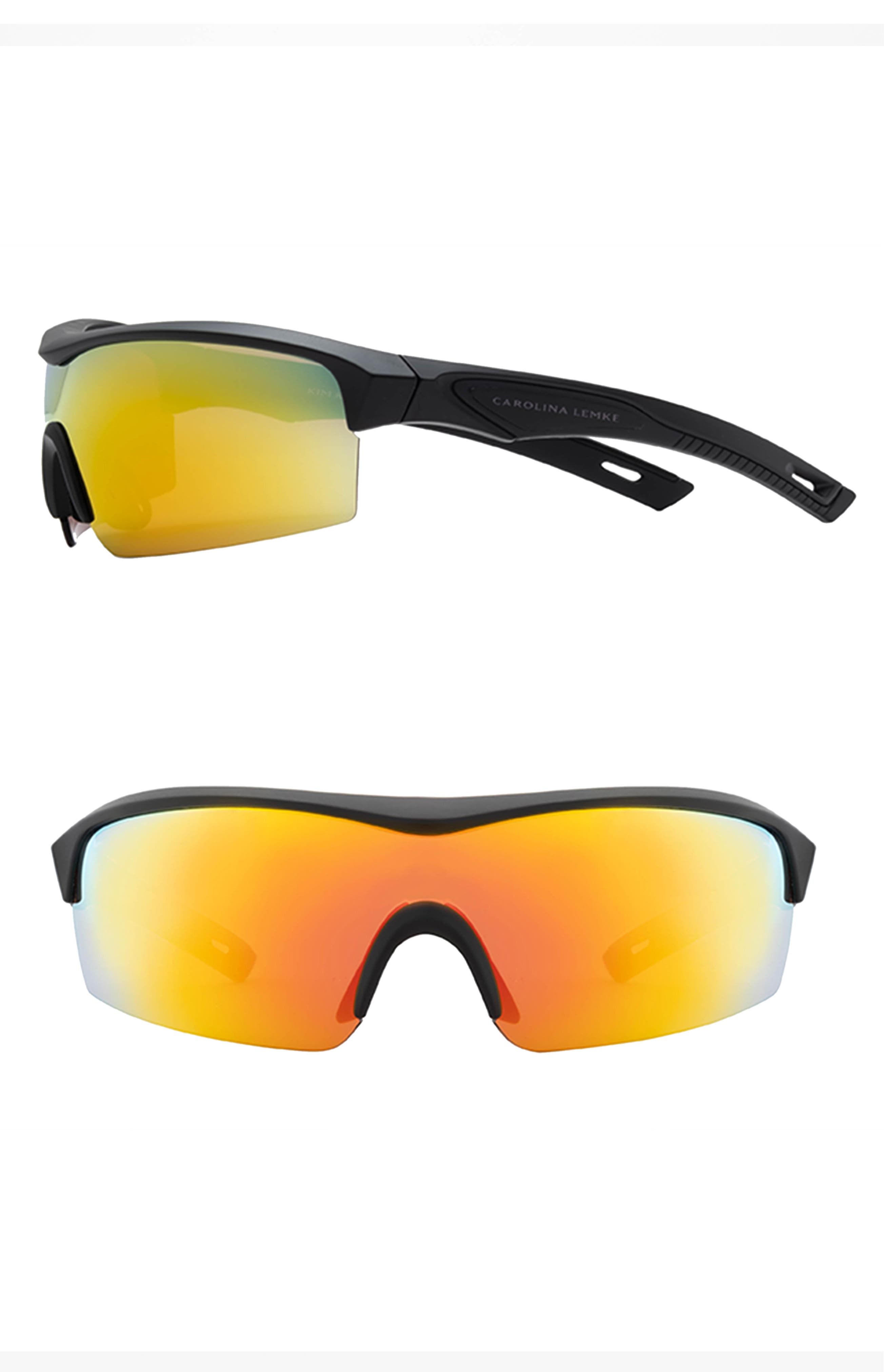 Carolina Lemke x KKW Rider 135mm Shield Sunglasses Nordstrom