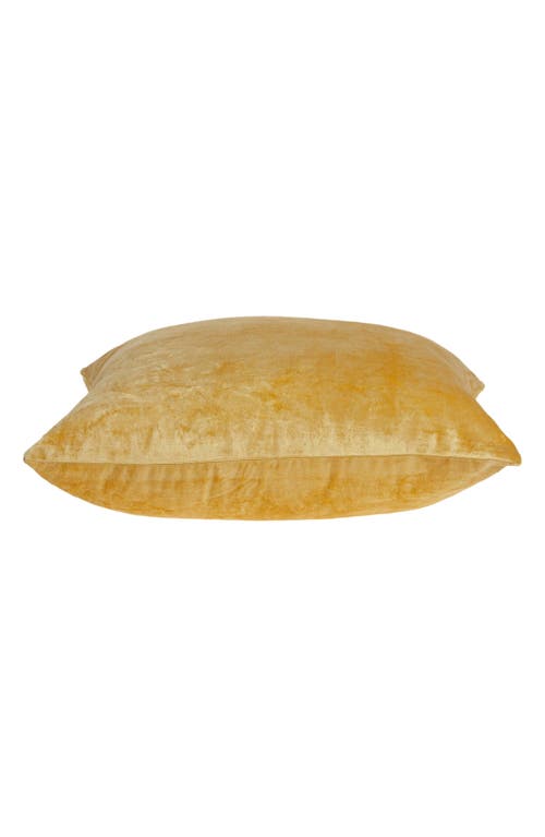 Parkland Collection Danbury Solid Throw Pillow In Yellow