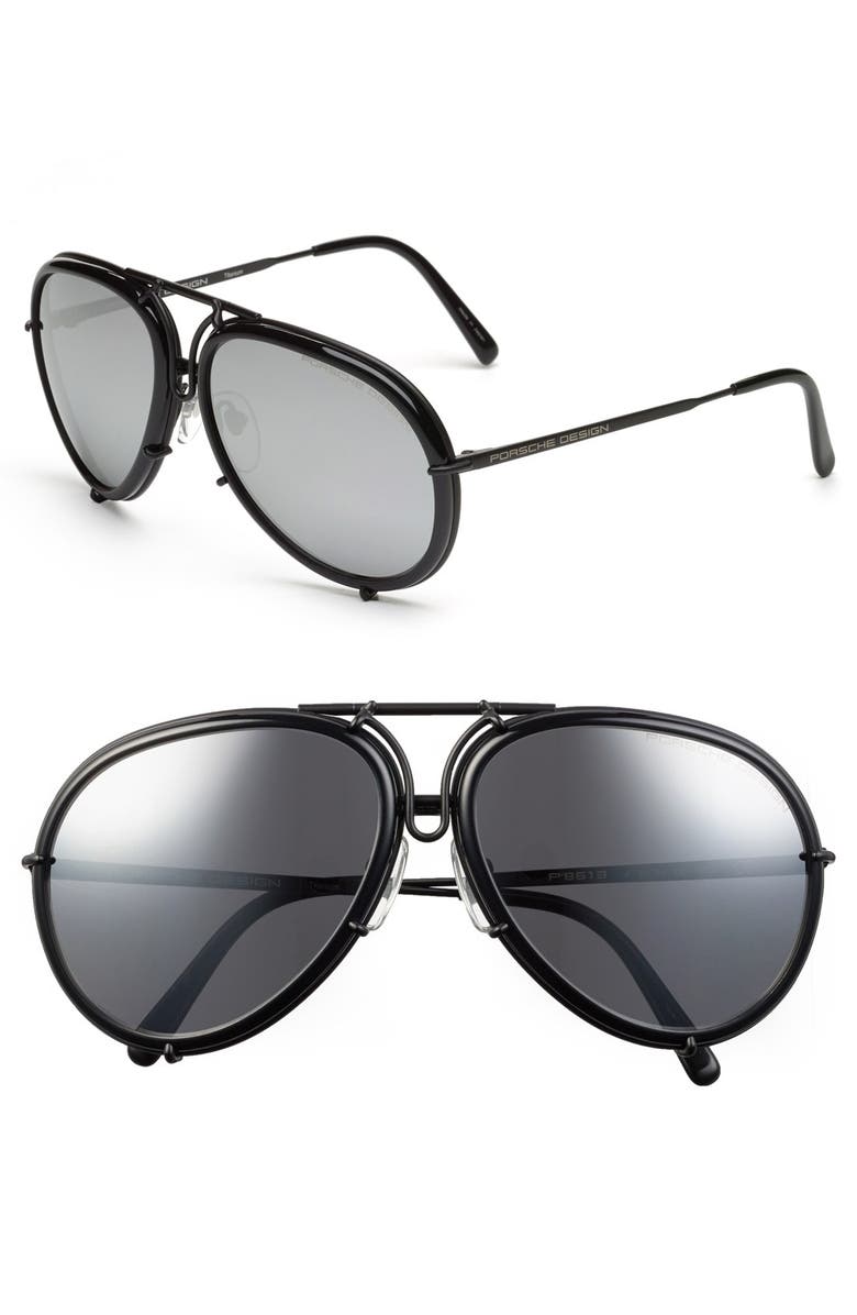 Porsche Design 'P8613' 61mm Retro Sunglasses | Nordstrom