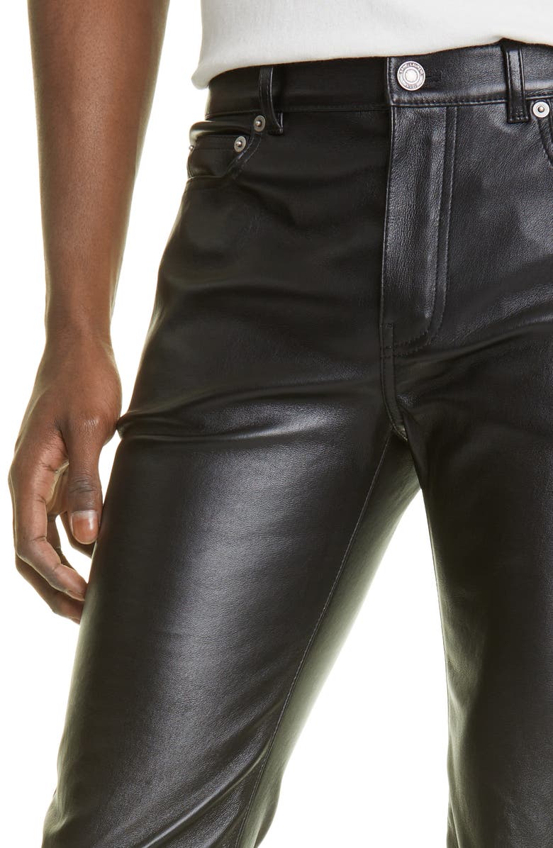 Vintage Black Leather Pants. Womens Black Leather Pants. Cole Haan ...
