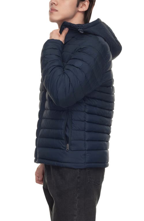 Rokka&rolla Midweight Puffer Jacket In Navy