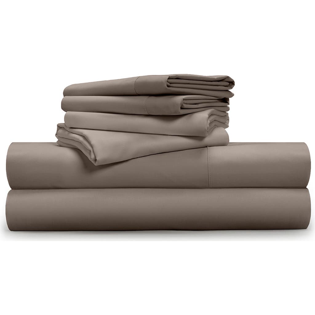 Pillow Guy Soft & Smooth Down-alternative Perfect Bedding Bundle In Sandy Taupe