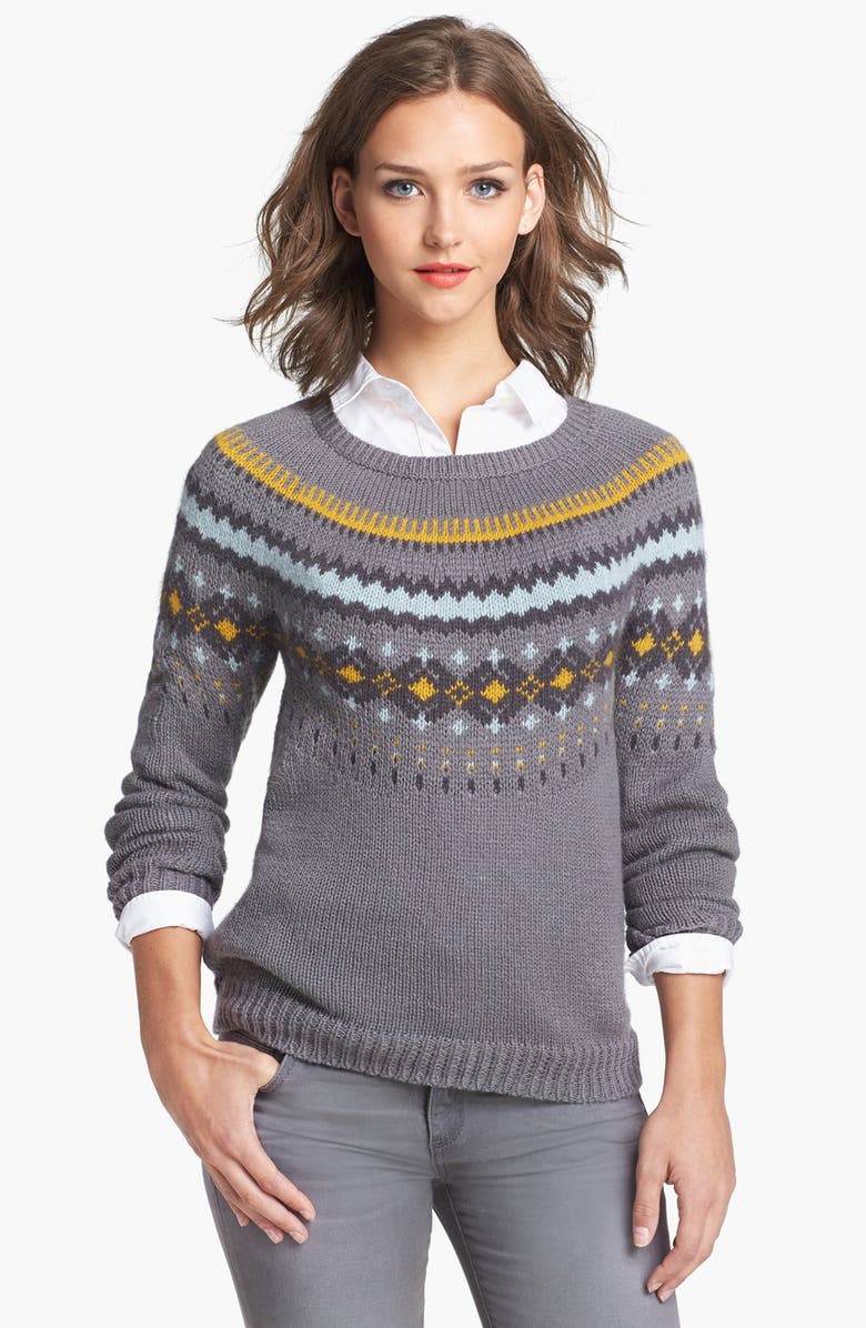 Halogen® Jacquard Sweater | Nordstrom