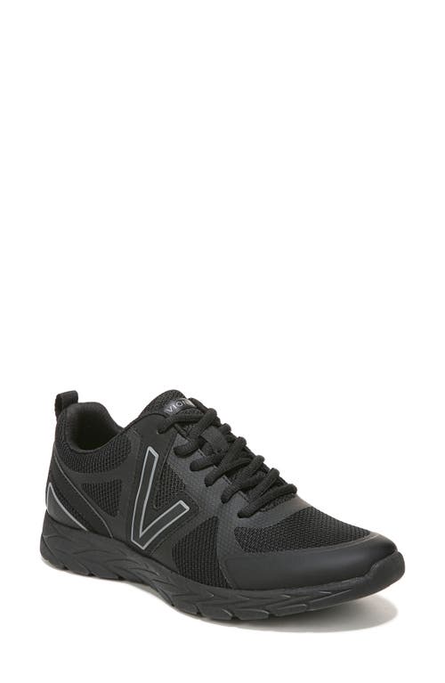 Miles II Sneaker in Black/Charcoal