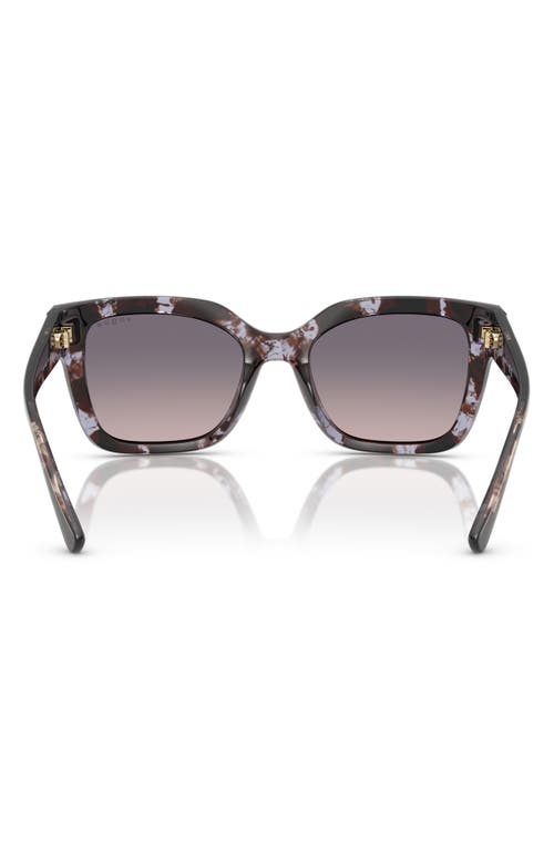 Vogue 54mm Polarized Square Sunglasses In Purple