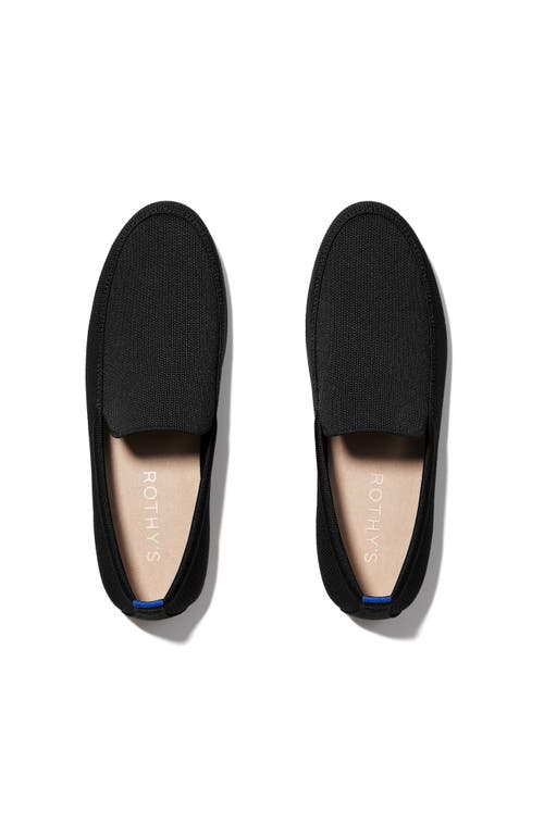 Shop Rothys Rothy's The Ravello Loafer In Stone Black