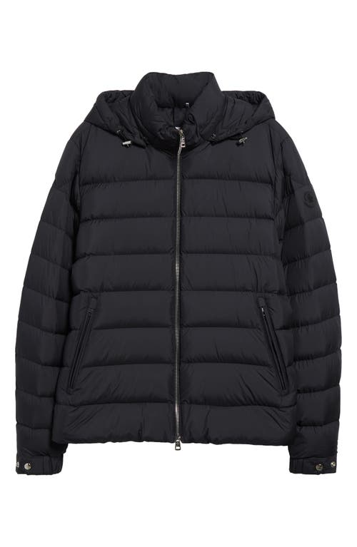 Moncler Arneb Down Puffer Jacket With Removable Hood In Black
