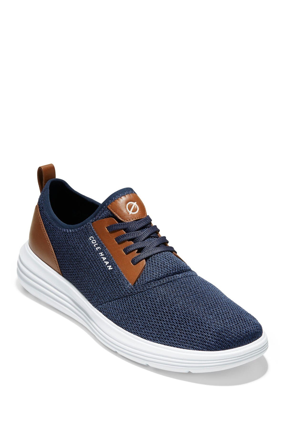 Cole Haan Grandsport Journey Knit Sneaker In Navy