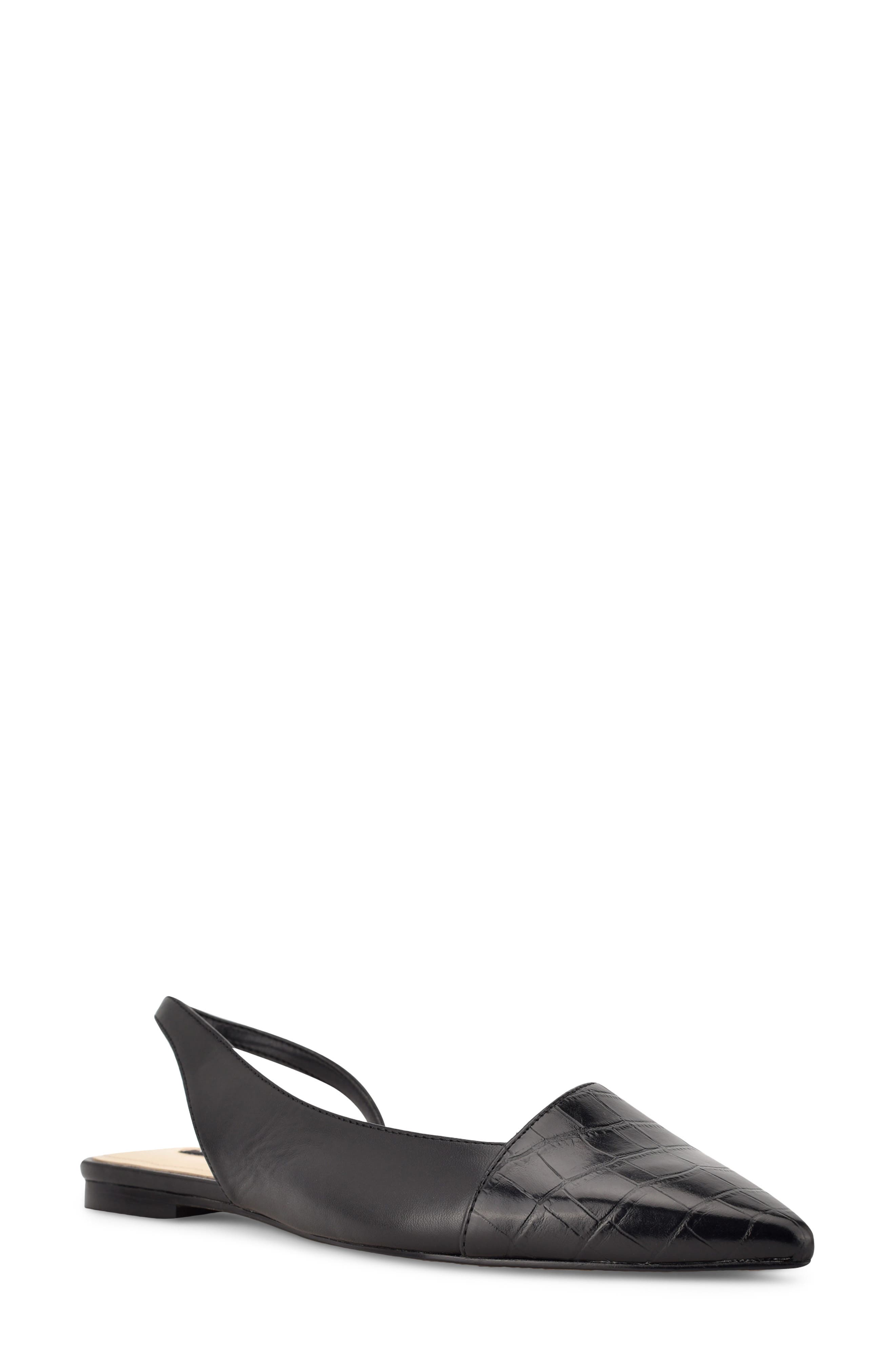 slingback mules flat