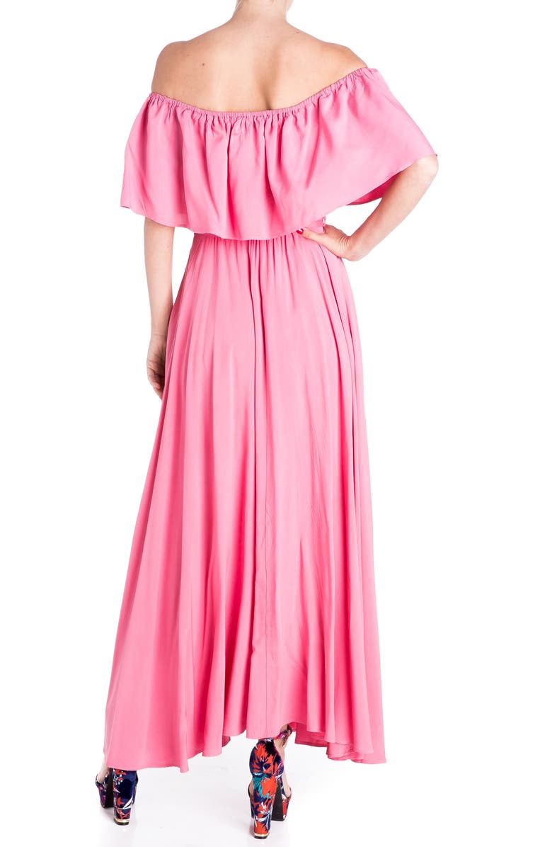 Meghan La Morning Glory Off Shoulder Maxi Dress Nordstromrack Meghan La Morning Glory Off Shoulder Maxi Dress Nordstromrack