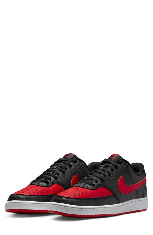 UPC 196604824170 product image for Nike Court Vision Low Sneaker in Black/Red/White at Nordstrom, Size 13 | upcitemdb.com
