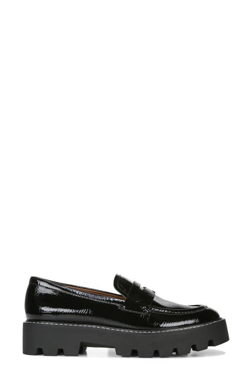 Franco Sarto Balin Platform Loafer In Black Patent