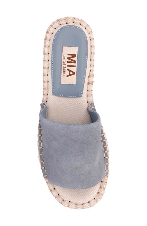 MIA LIMITED EDITION MIA LIMITED EDITION NOVELI ESPADRILLE PLATFORM SLIDE SANDAL