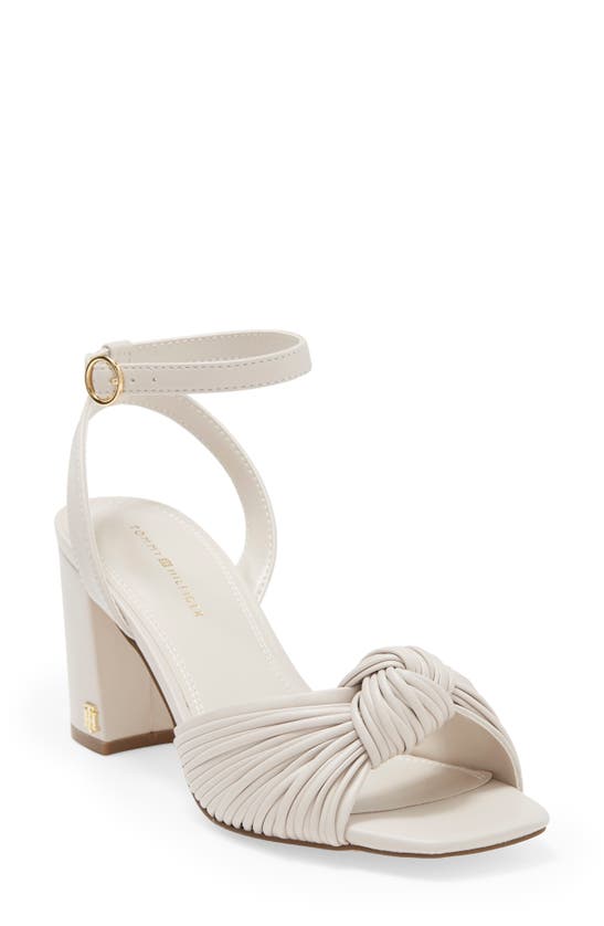 Tommy Hilfiger Sarifina Knotted Strap Sandal In Cream