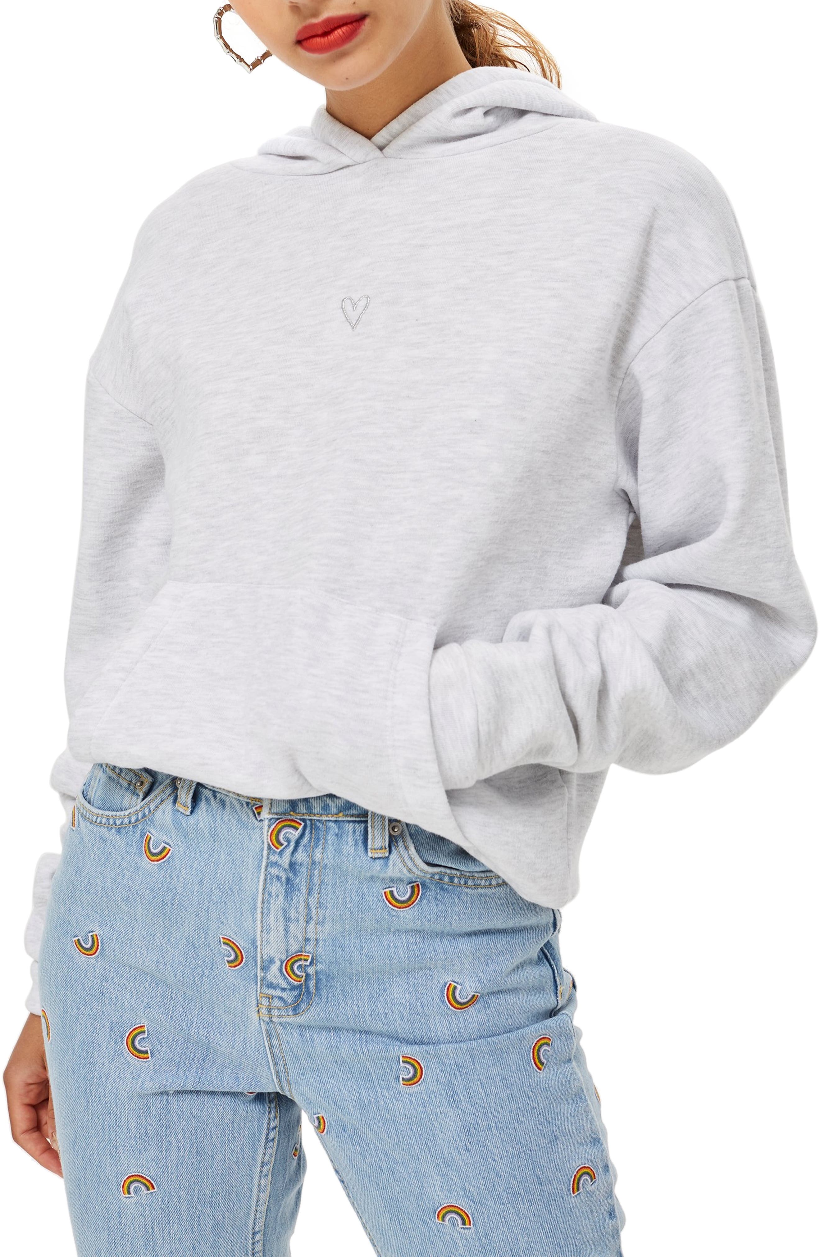 topshop grey sweatshirt