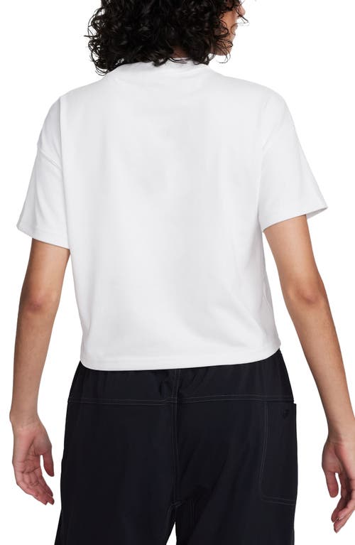 Shop Nike Acg Dri-fit Adv Oversize T-shirt In Summit White/black