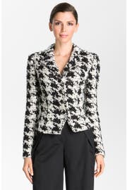 St. John Collection Houndstooth Fitted Jacket | Nordstrom