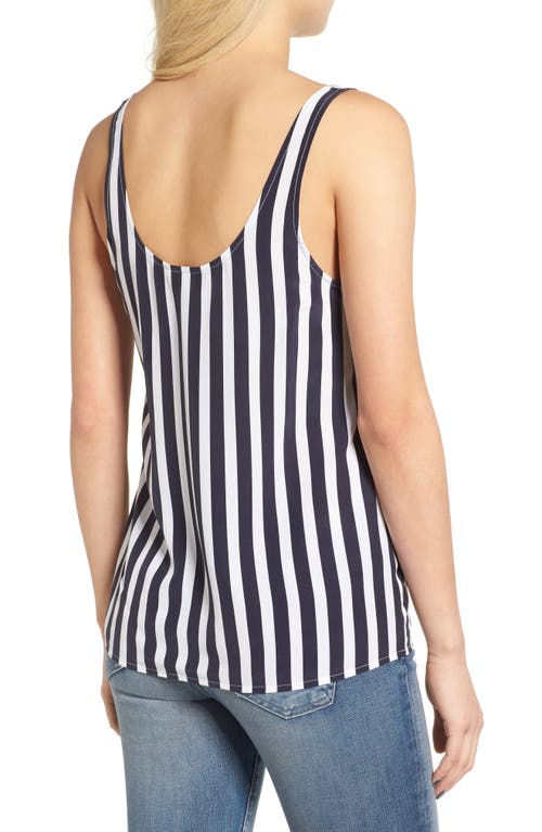 Shop Ag The Breeze Stripe Tank In Striped After Dark Stripe