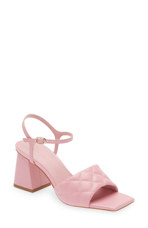 bicycle Peace of mind Patent Pink Puffy & Ruched Sandals | Nordstrom