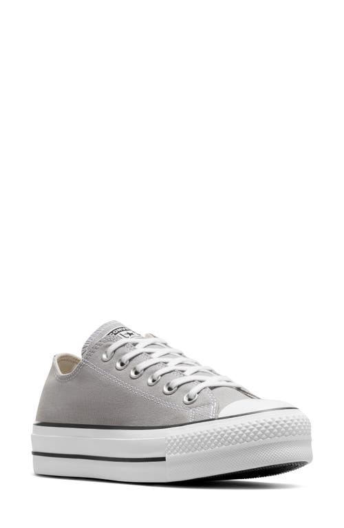 Chuck Taylor All Star Lift Platform Oxford Sneaker in Totally Neutral/White/Black