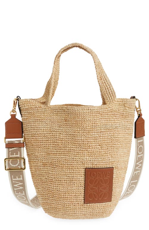 Loewe Mini Basket Bag in Natural/Tan