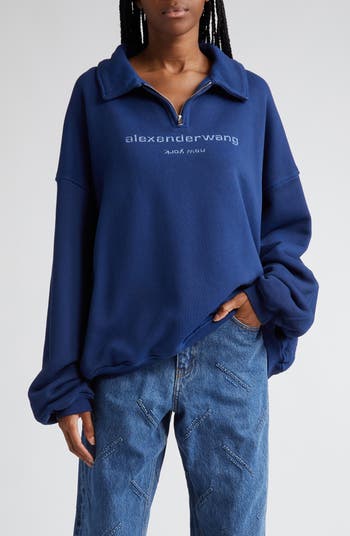 Alexander Wang Gender Inclusive Embossed Logo Loose Fit Straight