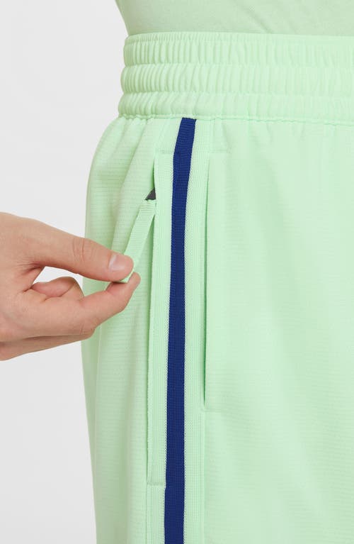 Shop Nike Kids' Dri-fit Dna Athletic Shorts In Vapor Green/white