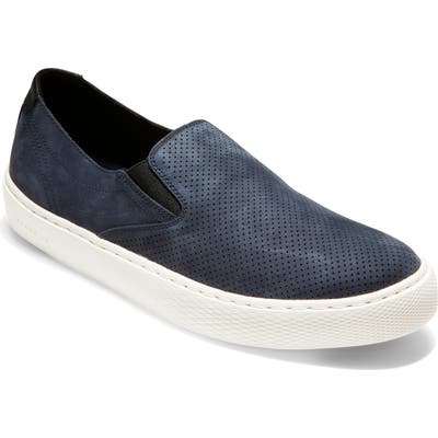Cole Haan Grandpro Deck Slip-On- Blue