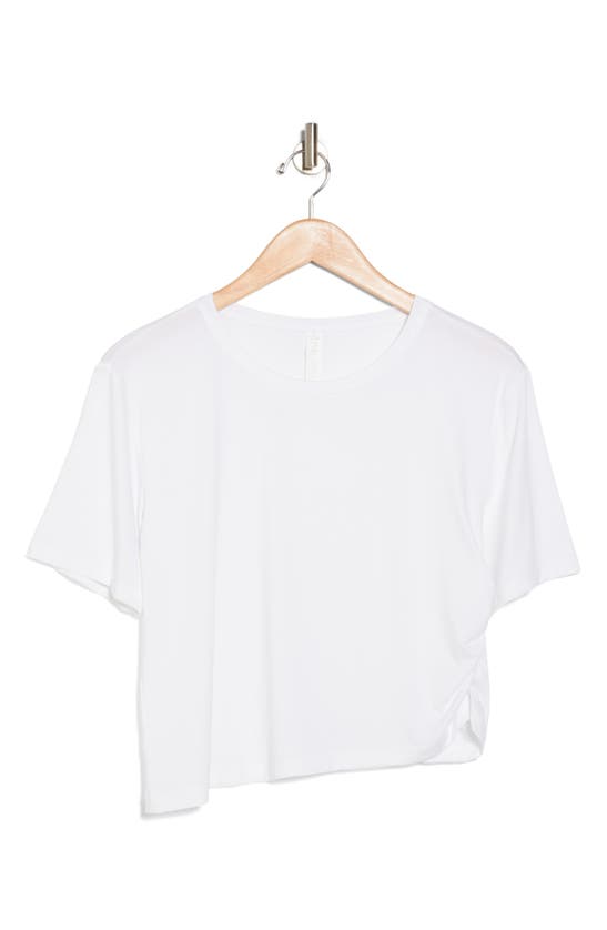 Z By Zella Heart Center T-shirt In White