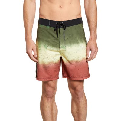 Hurley Phantom Jamaica Board Shorts, Red