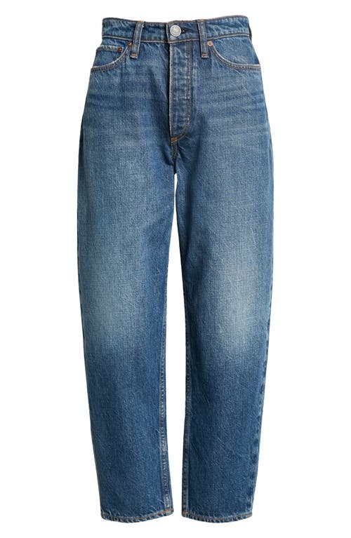 Rag & Bone Alissa High-rise Straight Cropped Denim Jeans In Clover