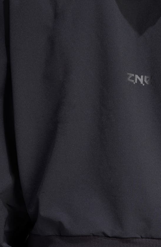 Shop Adidas Originals Z.n.e. Aeroready Zip Hoodie In Black