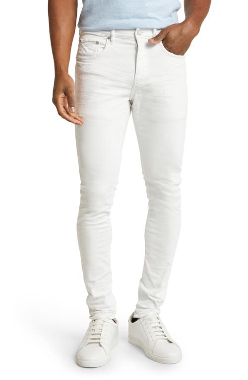 PURPLE BRAND Skinny Leg Jeans Optic White at Nordstrom,