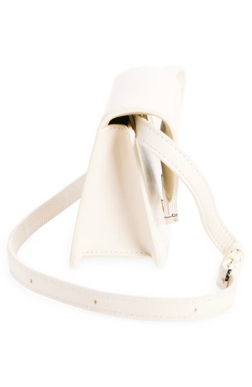 Shop The Row Sofia Leather Crossbody Bag In Ivory Pld