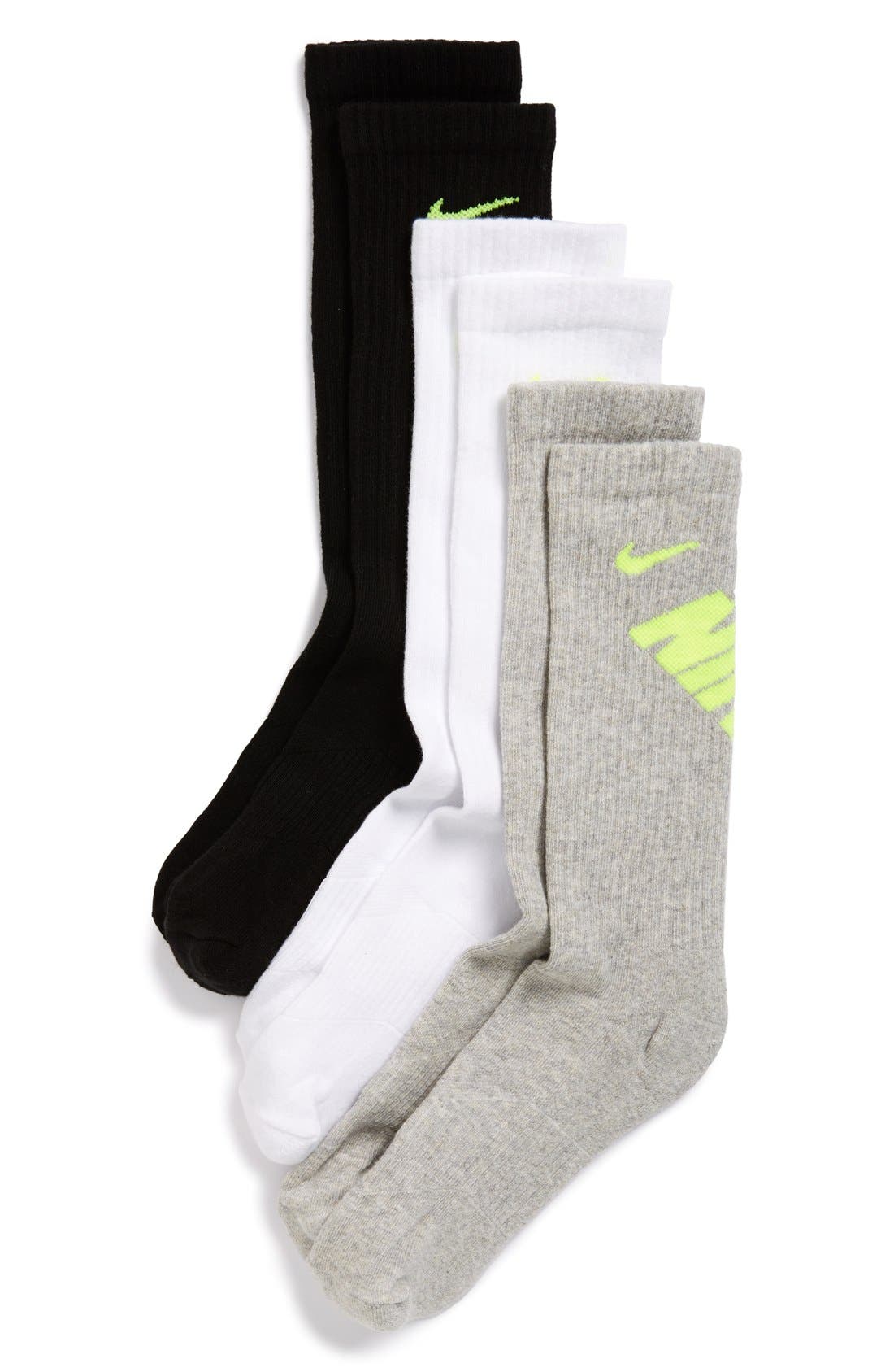 Nike Performance Socks (3Pack) (Big Kid) Nordstrom