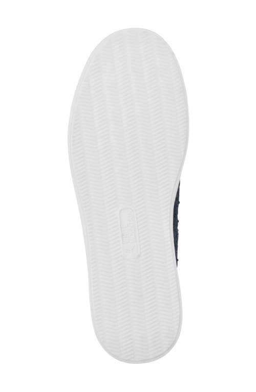 Shop White Mountain Footwear Unit Knit Slip-on Sneaker In Navy/fabric