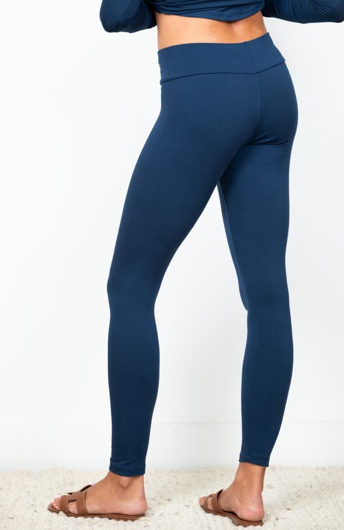 Jjwinks Ultimate Lounge & Sleep High Waist Leggings In Navy