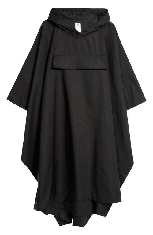 The Row Rian Hooded Nylon Utility Coat In Black