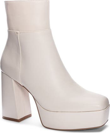 Chinese laundry white bootie hotsell