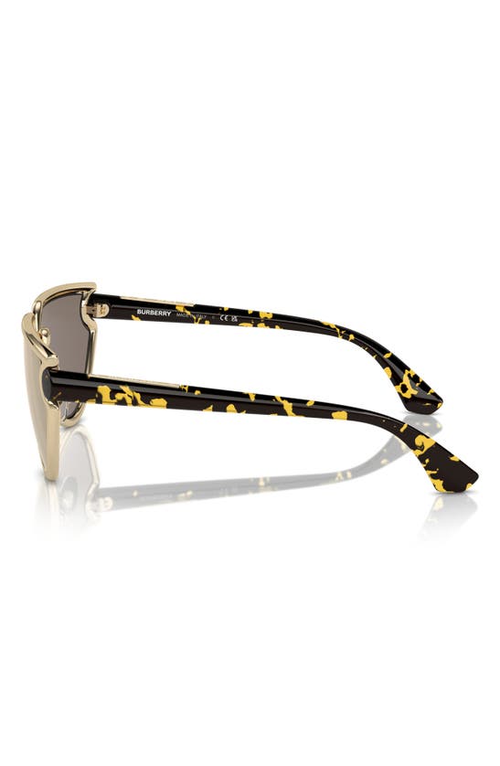 Shop Burberry 61mm Irregular Sunglasses In Light Gold
