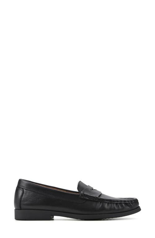 Shop White Mountain Footwear Cashews Penny Loafer In Black/leather