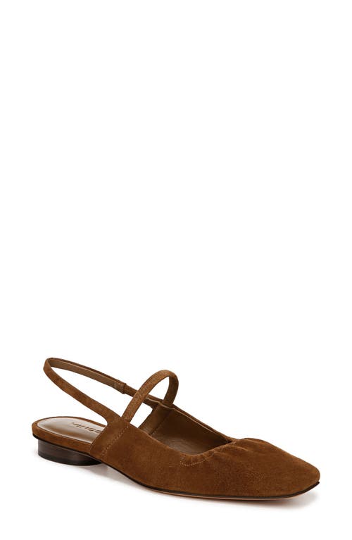 Shop Vince Venice Slingback Flat In Elmwood