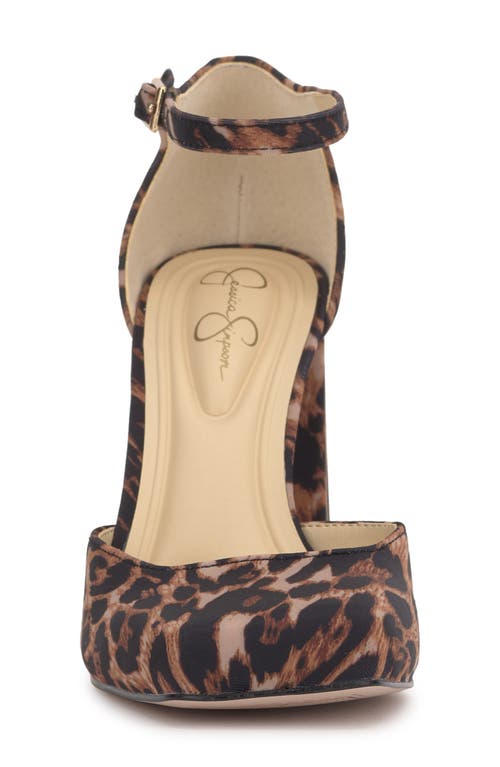 Shop Jessica Simpson Lollah Ankle Strap Pump In Natural